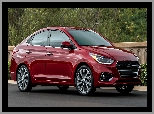 2018, Czerwony, Hyundai Accent