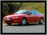 Coupe, Czerwony, Peugeot 406