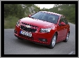 Droga, Czerwony, Chevrolet Cruze